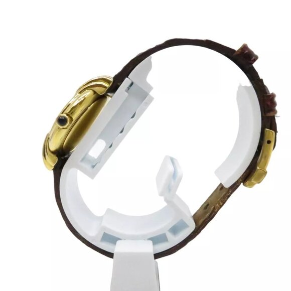 FENDI Quartz Wrist Watch 011-942 Gold Leather - Picture 5 of 12